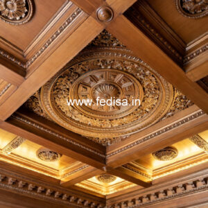 Wooden Ceiling Design Pop Design Catalog No-8376