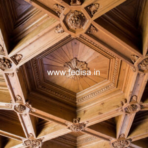 Wooden Ceiling Design Pop Simple Design In Hall No-8437