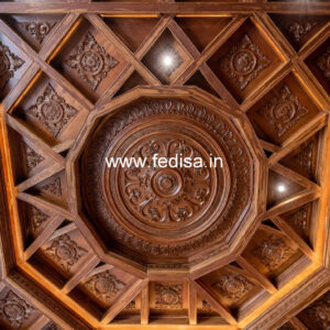 Wooden Ceiling Design Wave Ceiling Design No-8444