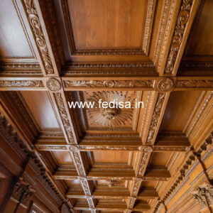Wooden Ceiling Design Main Gate Ceiling Design No-8462