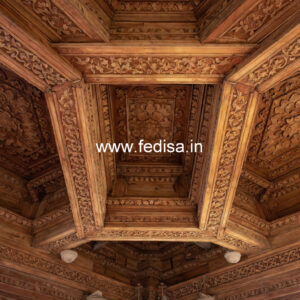 Wooden Ceiling Design High Ceiling Living Room Wall Decor No-8498