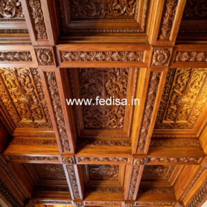 Wooden Ceiling Design Plaster Siling Simple No-8510