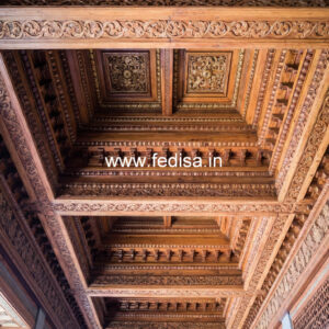 Wooden Ceiling Design Flower Design False Ceiling No-8512