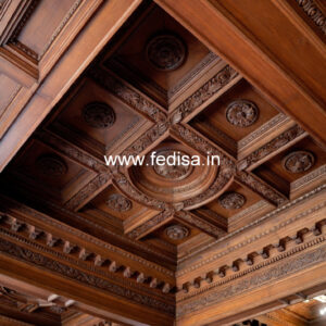Wooden Ceiling Design Gypsum Pop Design For Hall No-8587