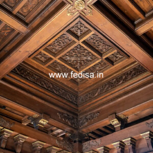 Wooden Ceiling Design Minus Plus Pop New Design No-8689