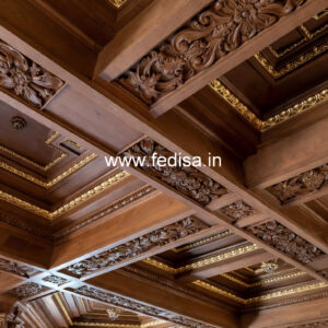 Wooden Ceiling Design False Ceiling Groove Design No-8702