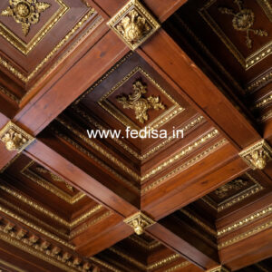 Wooden Ceiling Design Mdf Board False Ceiling Design No-8712