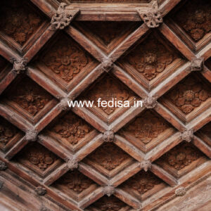 Wooden Ceiling Design Corner Ceiling Decor No-8731