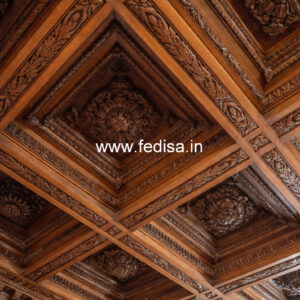 Wooden Ceiling Design Pvc Ceiling Hall Design No-8768