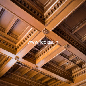 Wooden Ceiling Design Pop Fosiling No-8793