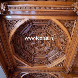 Wooden Ceiling Design Led Strip Lights Ceiling Design No-8798