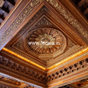 Wooden Ceiling Design Pop Hall Design Latest No-8811