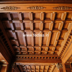 Wooden Ceiling Design Pop Design For L Shaped Hall No-8835