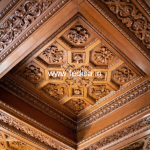 Wooden Ceiling Design Jali Pop Design No-8864