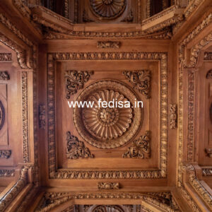 Wooden Ceiling Design Plus Minus Pop Color No-8881