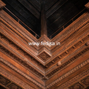 Wooden Ceiling Design False Ceiling Lobby Design No-8885