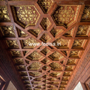 Wooden Ceiling Design New Pop Design For Hall 2026 No-8918