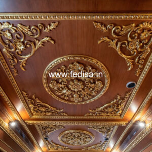 Wooden Ceiling Design Pvc False Ceiling Design For Drawing Room No-8977
