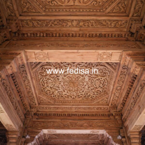 Wooden Ceiling Design Wood Finish False Ceiling No-9051