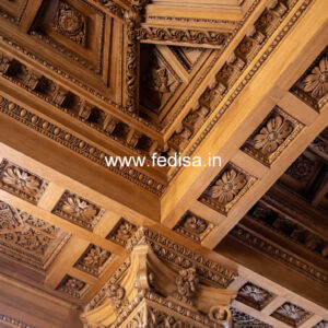 Wooden Ceiling Design Simple Gypsum Board Design No-9079