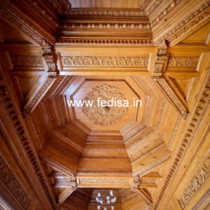 Wooden Ceiling Design Heavy False Ceiling Design No-9126