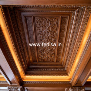 Wooden Ceiling Design Homelane False Ceiling No-9152