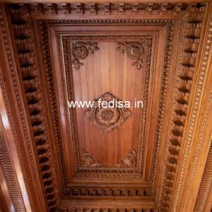 Wooden Ceiling Design False Ceiling Design For Square Living Room No-9178