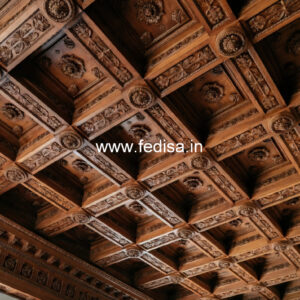 Wooden Ceiling Design Duplex False Ceiling Design No-9216