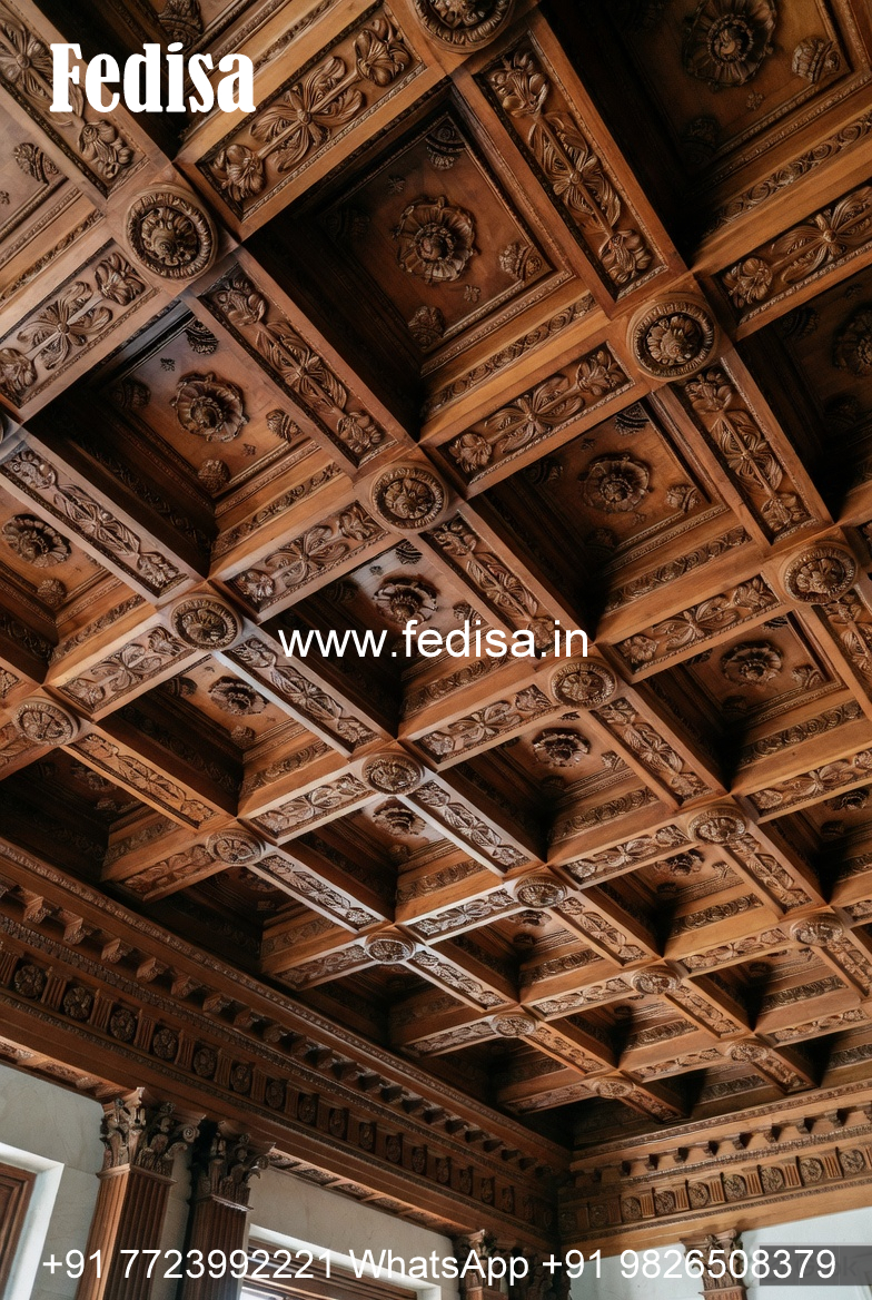 Wooden Ceiling Design Duplex False Ceiling Design No-9216