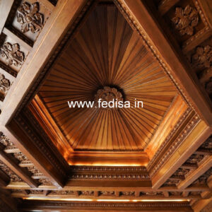 Wooden Ceiling Design Ceiling Design With Chandelier No-9257