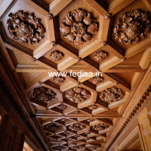 Wooden Ceiling Design Japandi Ceiling Lights No-9279