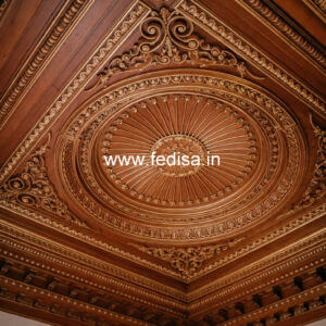 Wooden Ceiling Design Pop Ceiling Color Design No-9283