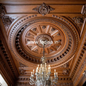 Wooden Ceiling Design Pop Carnish Molding No-9291