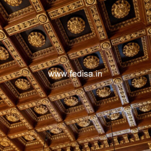 Wooden Ceiling Design False Ceiling Painting No-9342