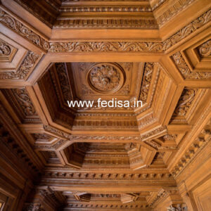 Wooden Ceiling Design Murga Jali False Ceiling No-9345