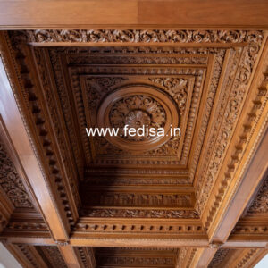 Wooden Ceiling Design Pooja Room False Ceiling No-9348