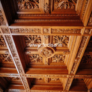 Wooden Ceiling Design Mdf Jali False Ceiling Price No-9362