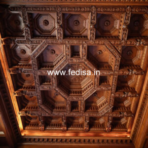 Wooden Ceiling Design Artificial Ceiling No-9363