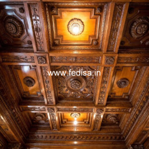 Wooden Ceiling Design Interior False Ceiling No-9399