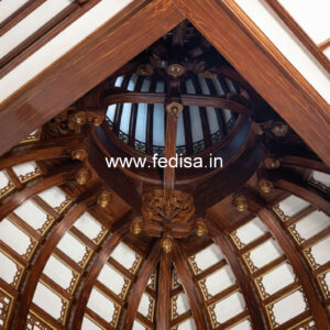 Wooden Ceiling Design Pop Ceiling Bedroom No-9407