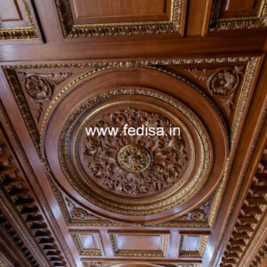 Wooden Ceiling Design Suspended False Ceiling No-9412