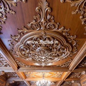 Wooden Ceiling Design Commercial False Ceiling No-9473