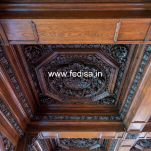 Wooden Ceiling Design Wooden Finish False Ceiling No-9478