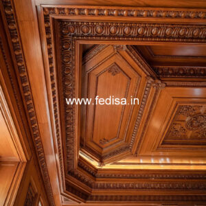 Wooden Ceiling Design Fabric False Ceiling No-9484