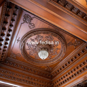 Wooden Ceiling Design Porch False Ceiling No-9495
