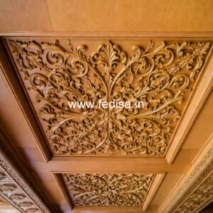 Wooden Ceiling Design Thermocol Pop Ceiling No-9497