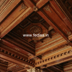 Wooden Ceiling Design False Ceiling For Office Cabin No-9502