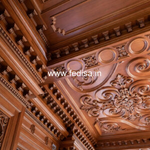 Wooden Ceiling Design Glass False Ceiling Price No-9509