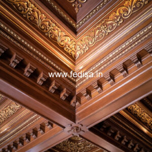 Wooden Ceiling Design St Gobain False Ceiling No-9549