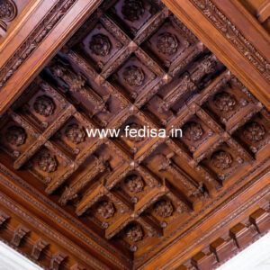 Wooden Ceiling Design Installing False Ceiling No-9553